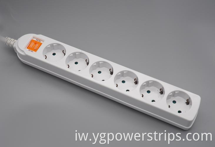 German Standard Multi Outlet Power Strip Ys 6h 4